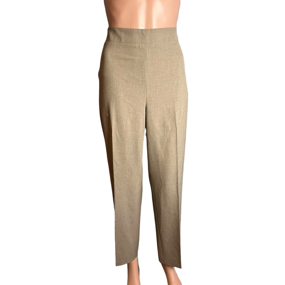 Talbots Women’s Light Brown Dress Pants 14 “Hollywood” Side Zip Straight Leg